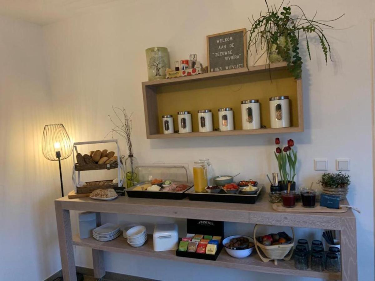 B&B Witvliet, Kamers En Studio Met Heerlijk Ontbijt ! ザウテランデ エクステリア 写真